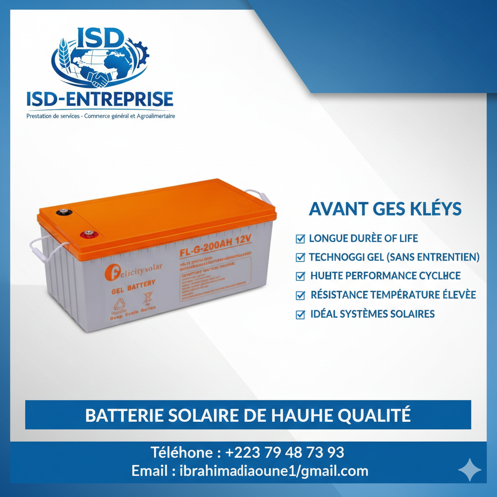 Batterie Felicity 200 Ah